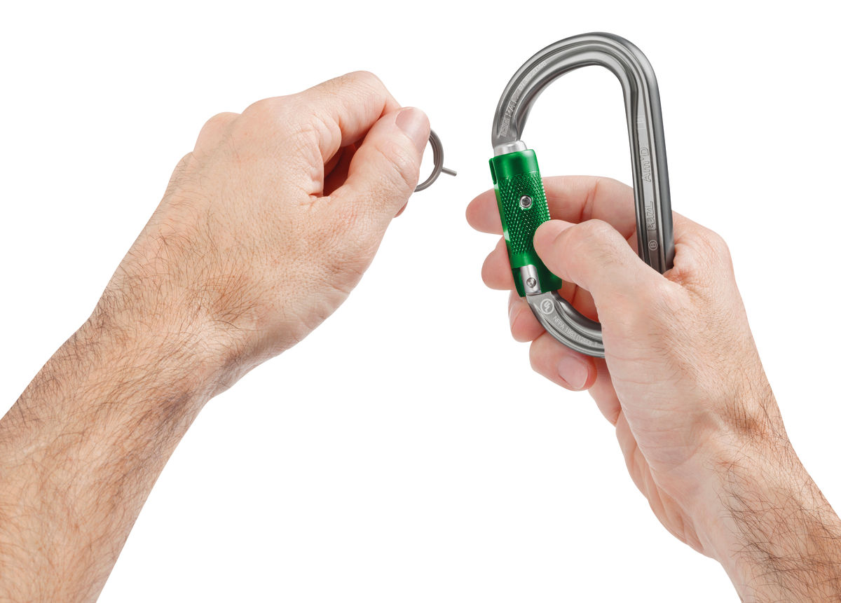 PETZL KARABINER Am'D PIN-LOCK