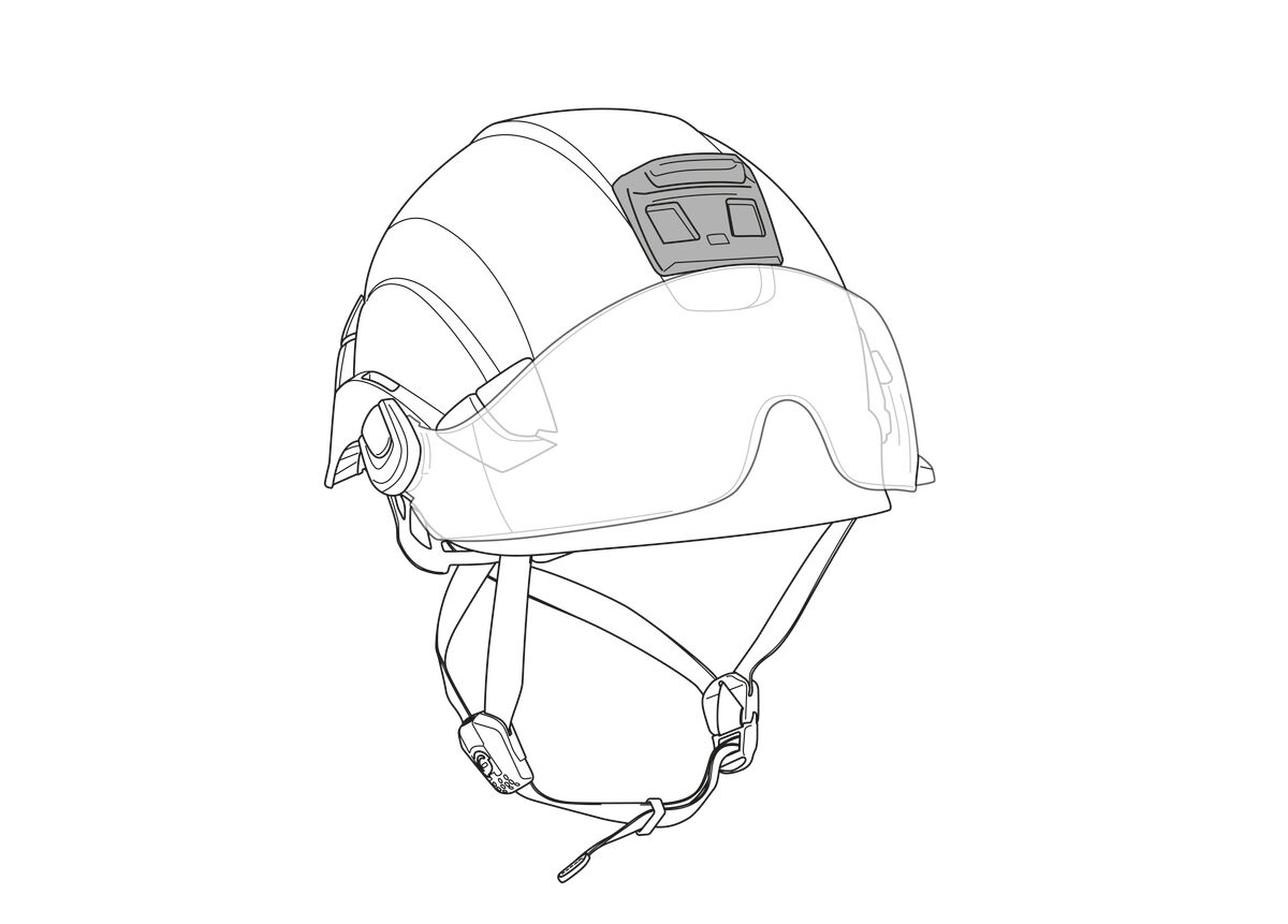 PETZL FASTENING SYSTEM HELMET ADAPT
