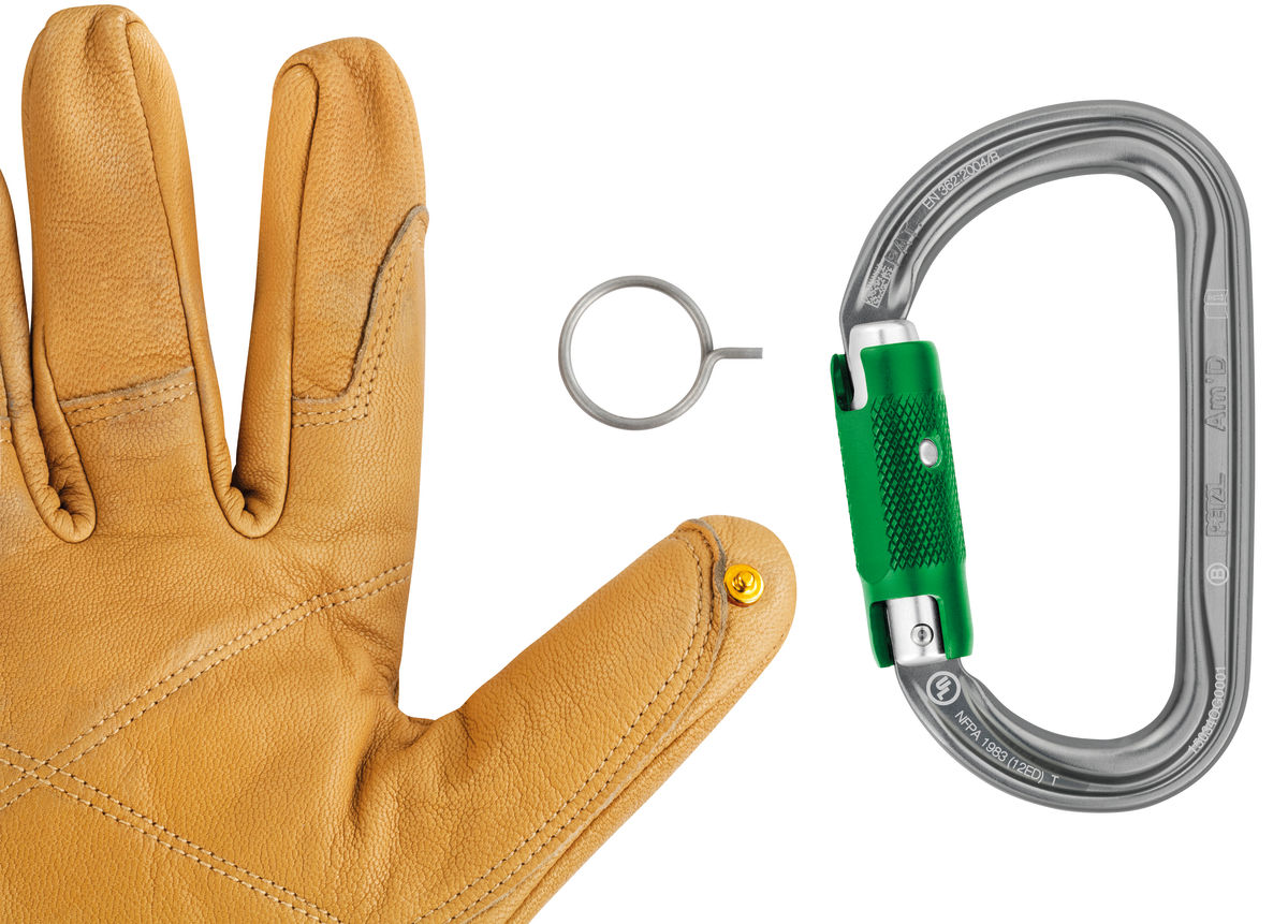 PETZL KARABINER Am'D PIN-LOCK
