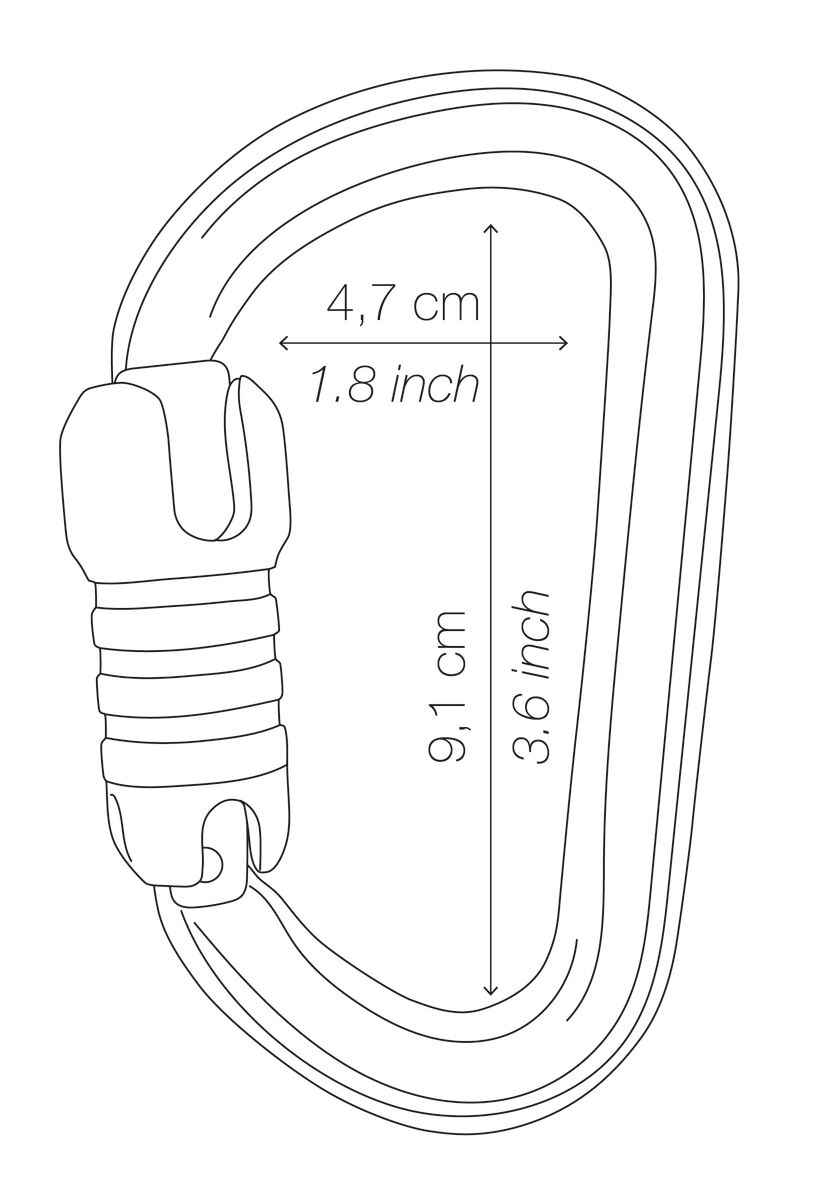 PETZL KARABINER Bm'D