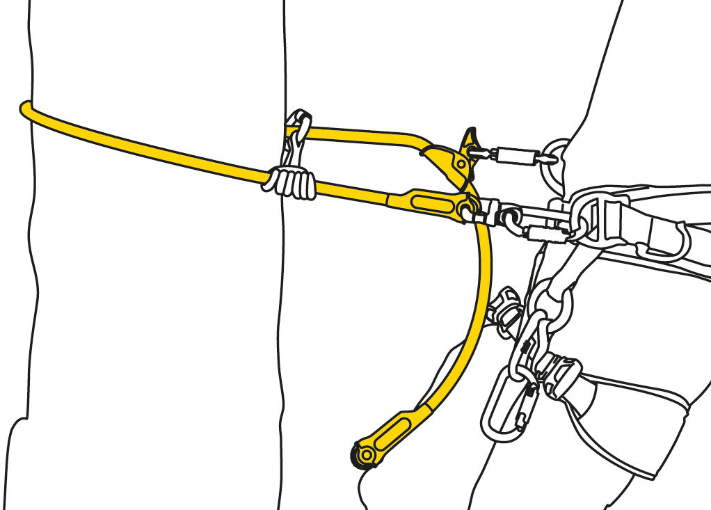 PETZL LANYARD MICROFLIP