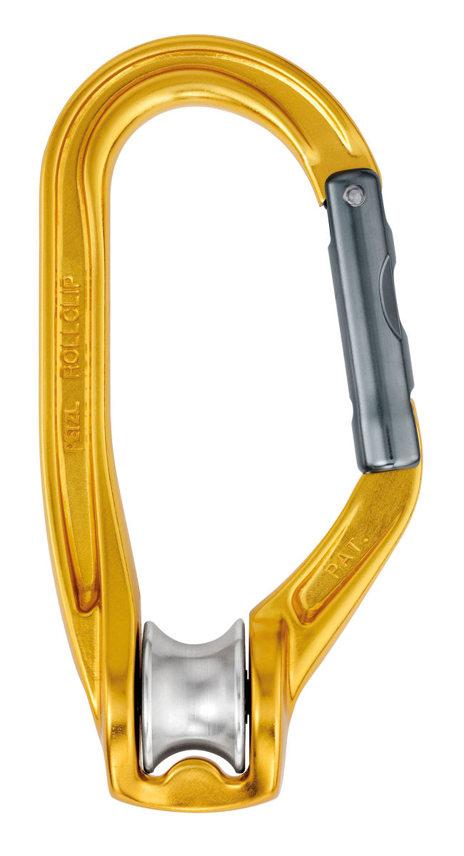 PETZL ROPE PULLEY CARABINER ROLLCLIP A