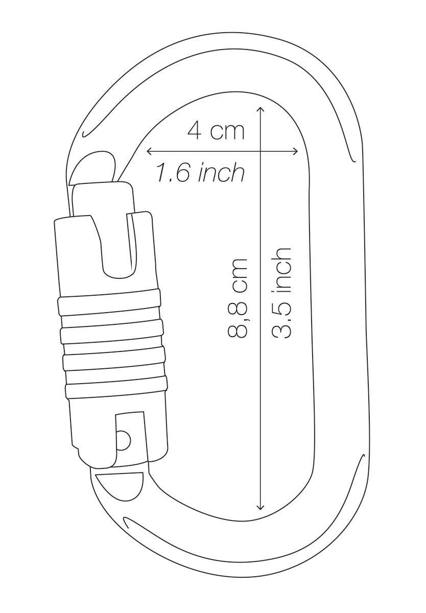 PETZL STEEL CARABINER OXAN