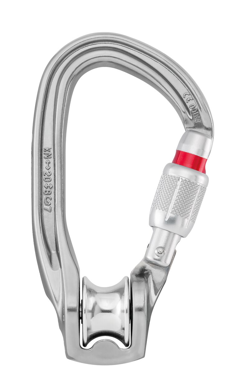 PETZL ROPE PULLEY CARABINER ROLLCLIP Z