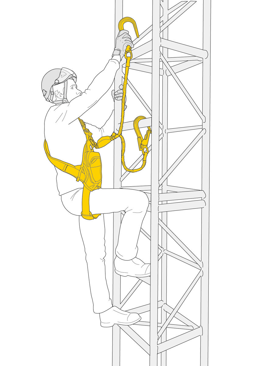 PETZL SET ABSORBICA®-Y FALL ARREST KIT