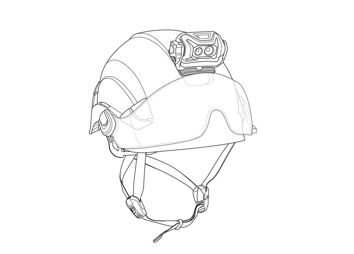 PETZL FASTENING SYSTEM HELMET ADAPT